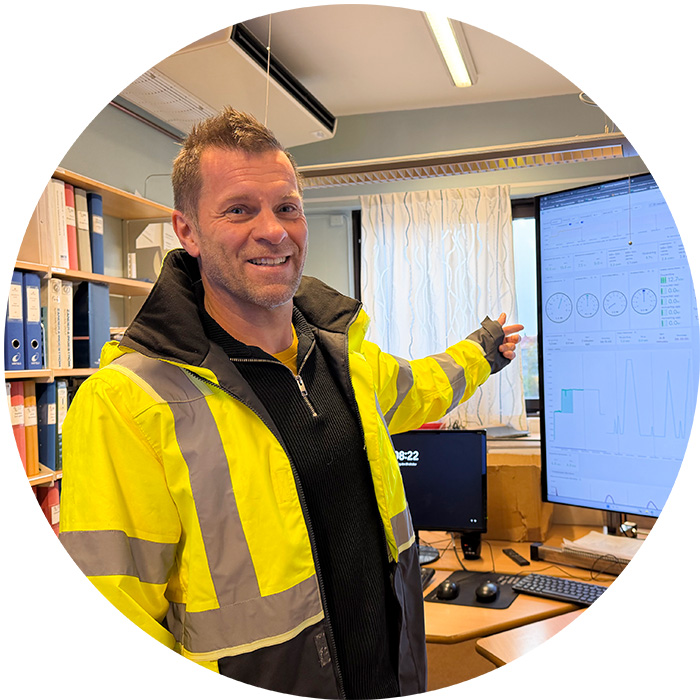 Johan Holm, chef Fjärrvärme, Tranås Energi